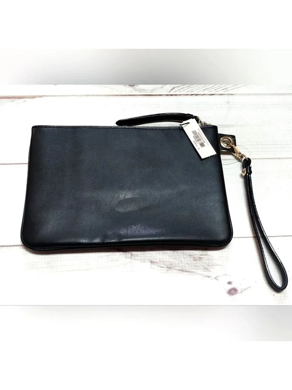 Victoria's Secret Black Studded Wristlet Wallet Limited Edition - New With Tags